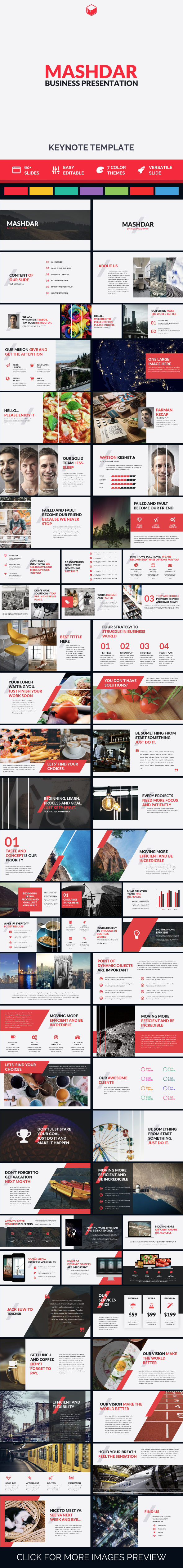 Mashdar - Keynote Template - Keynote Templates Presentation Templates