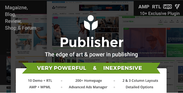 Publisher - Newspaper Magazine News - News / Editorial Blog / Magazine