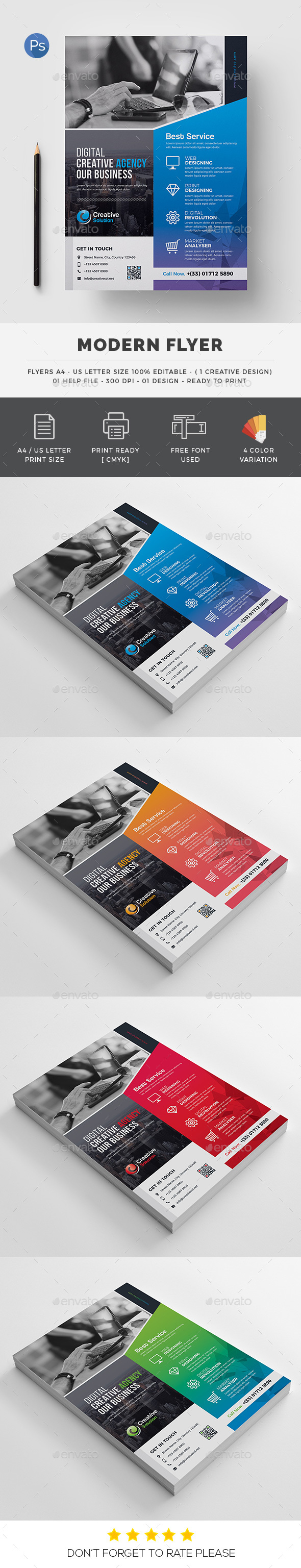 Modern Flyer - Flyers Print Templates