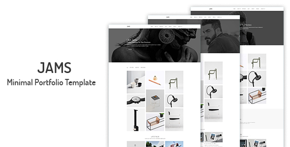 ThemeForest Jams Minimal Portfolio Template 20267960 ThemeForest Jams Minimal Portfolio Template 20267960