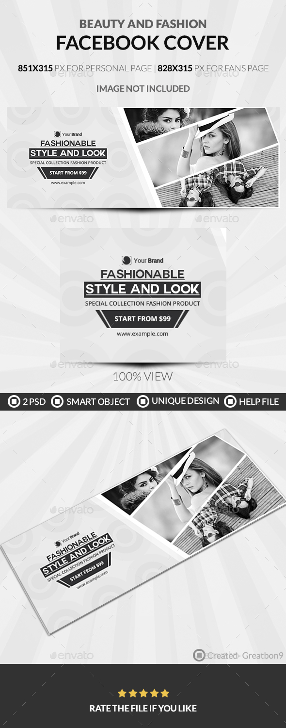 Black And White Fashion Facebook Cover - Facebook Timeline Covers Social Media