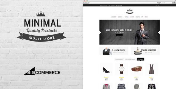 Minimal - Multipurpose Stencil BigCommerce Theme by TemplateMela ...