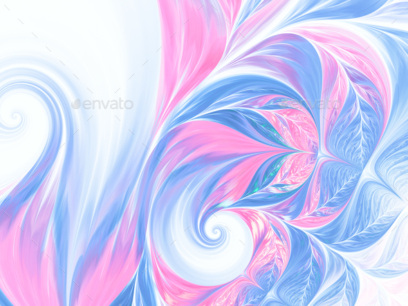 abstract wave psychedelic oil background. Fractal artwork for creative design.