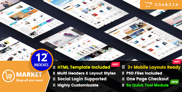 Market - Multipurpose eCommerce HTML Template - 2