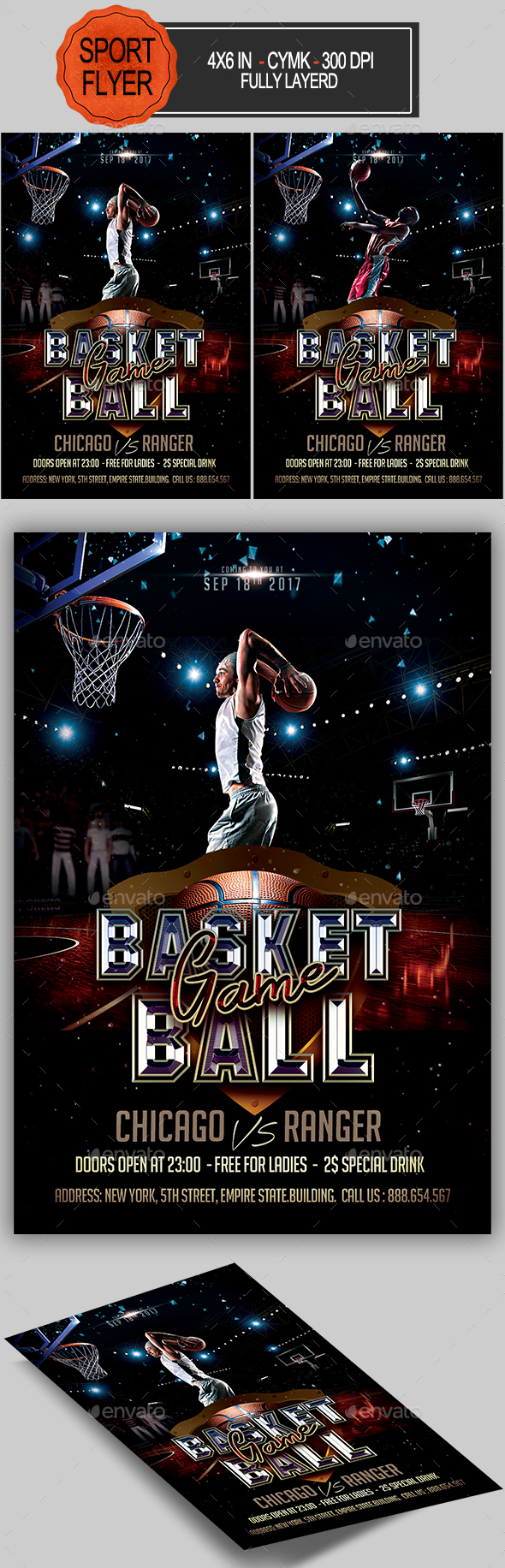 Basketball Flyer - Sports Events