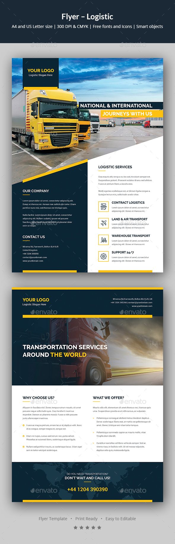 Flyer – Logistic - Corporate Flyers