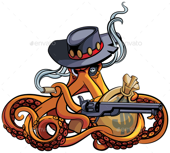 Octopus the Outlaw - Monsters Characters