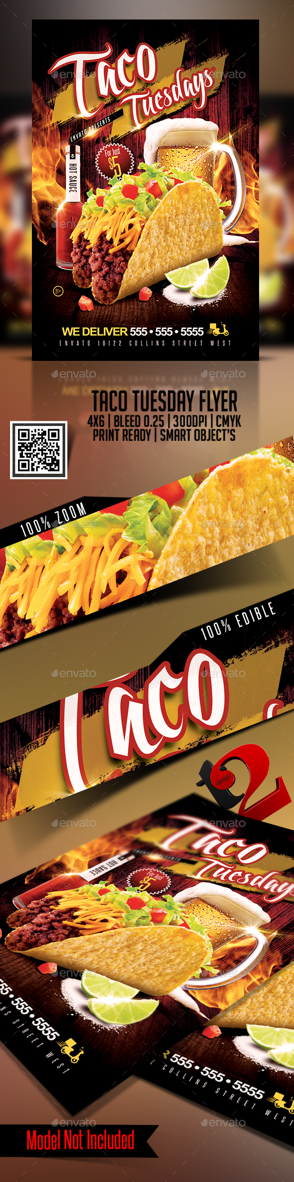 Taco Tuesday Flyer Template