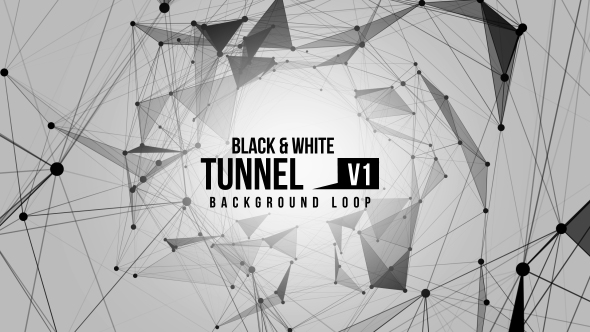 Black And White Tunnel V1