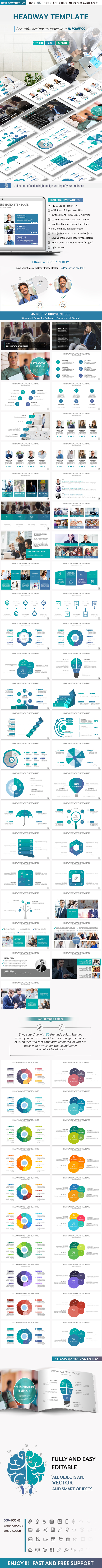 Headway Power Point Template - Business PowerPoint Templates