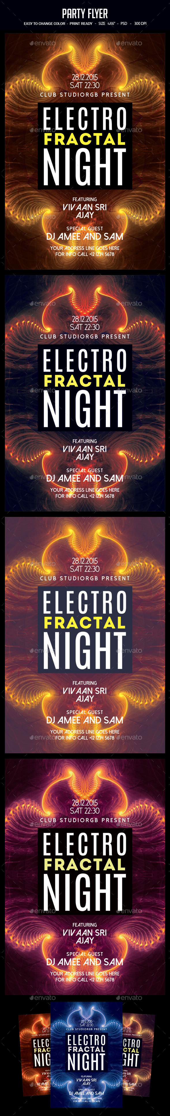 Party Flyer - Clubs & Parties Events