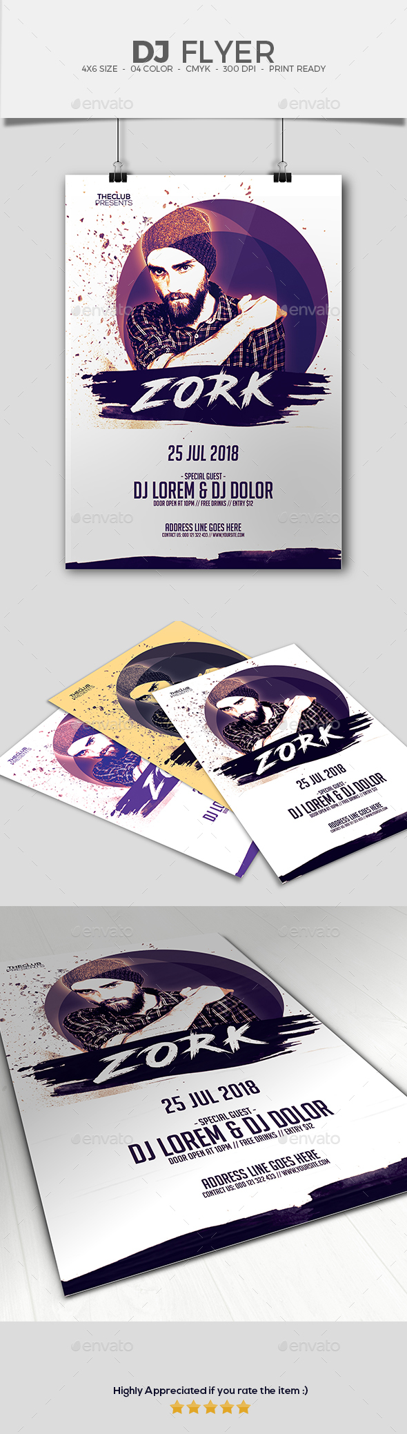 DJ Flyer - Clubs & Parties Events