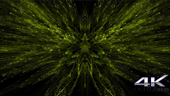 Magic Gold Particles Kaleido
