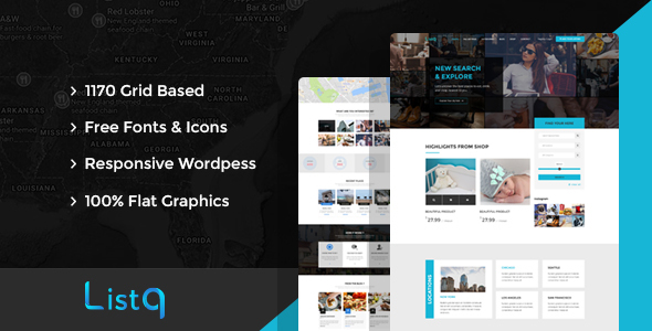 ListQ - Directory & Listing PSD Template - Business Corporate