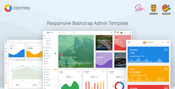 Cosmos - Responsive Bootstrap Admin Dashboard Template