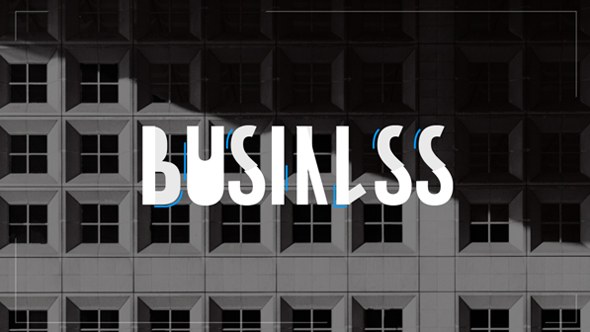 Business Animated Typeface - VideoHive 20275552