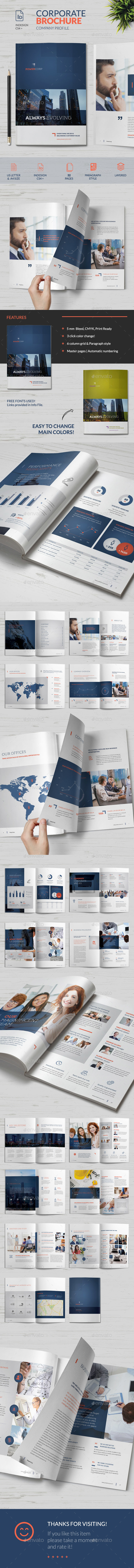 Company Profile - Brochures Print Templates