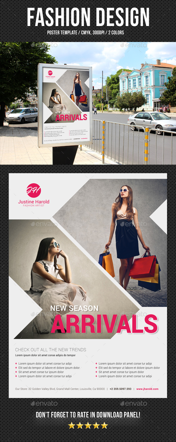Fashion Poster 10 - Signage Print Templates