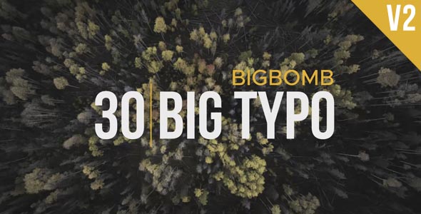 Big Typo II - VideoHive 20275881