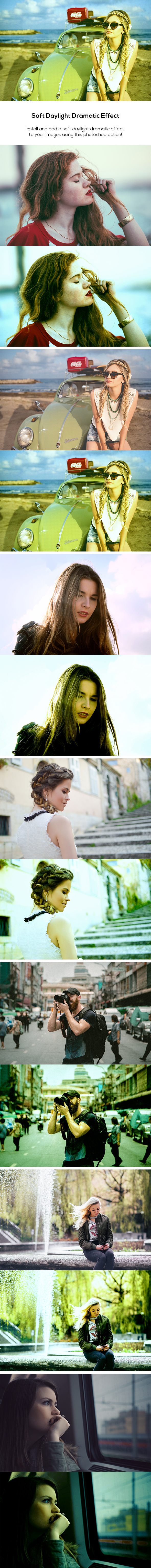 Soft Daylight Dramatic Effect - Photo Effects Actions