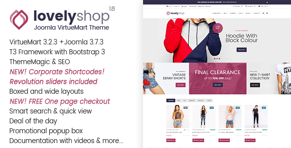 LovelyShop - Responsive Multipurpose VirtueMart Theme - VirtueMart Joomla