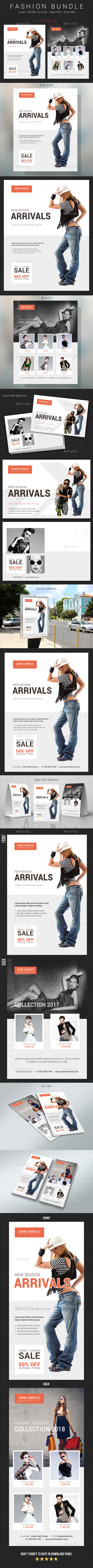 Fashion Templates Bundle 2 - Signage Print Templates