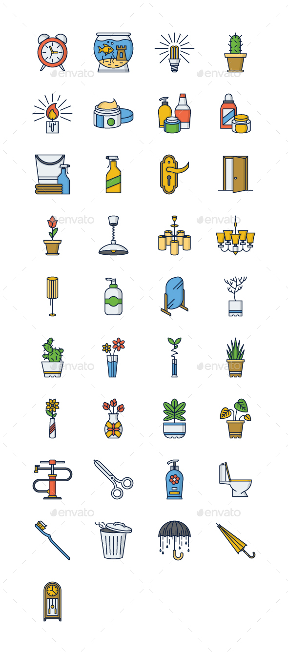 37 Home Icons - Objects Icons