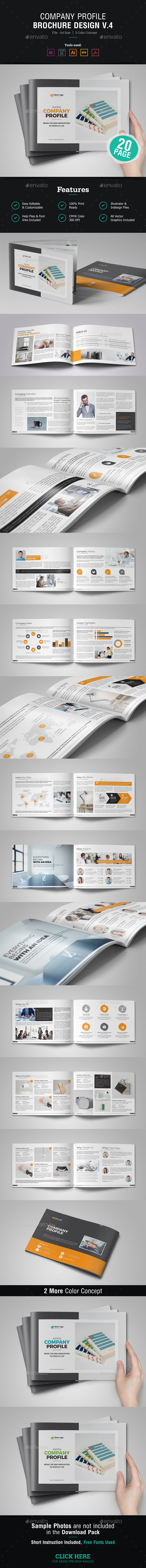 Company Profile Brochure Design v4 - Corporate Brochures
