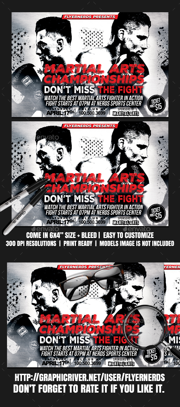Martial Arts Championship 2K17 Sports Flyer - Sports Events