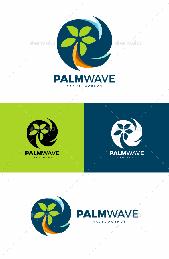 Palm Tree Logo - Nature Logo Templates