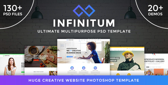 Infinitum - Ultimate PSD Template - Corporate PSD Templates
