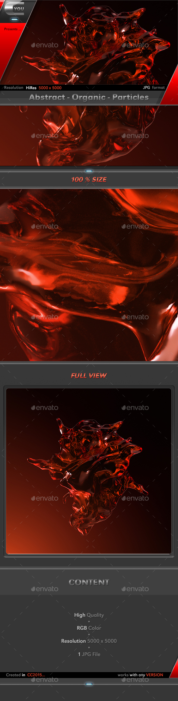 Abstract Red Liquid Glass - Abstract Backgrounds
