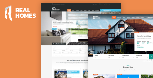 Real Homes - WordPress Real Estate Theme - Real Estate WordPress