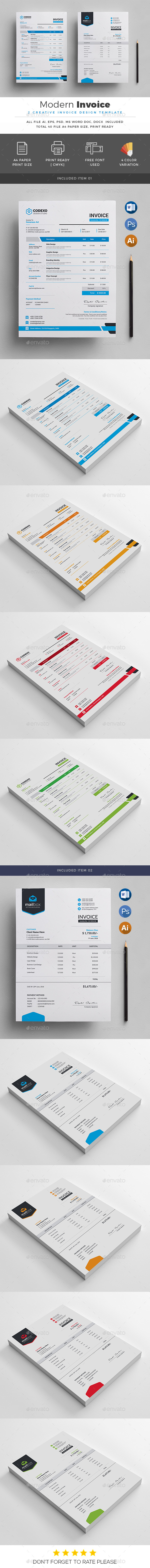 Invoice - Stationery Print Templates