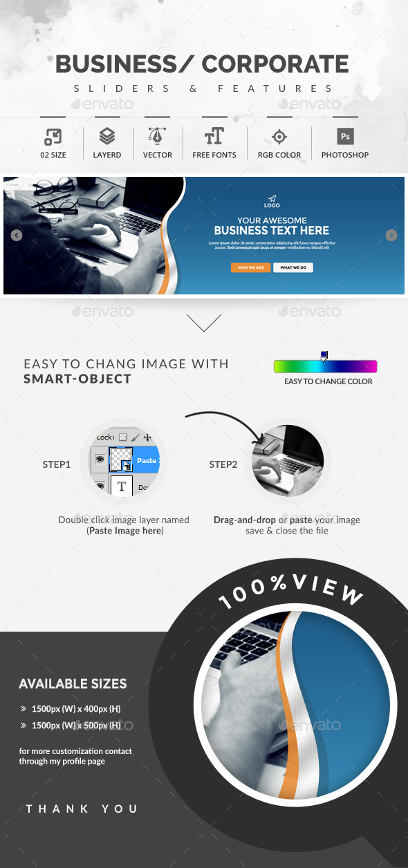Sliders - Sliders & Features Web Elements