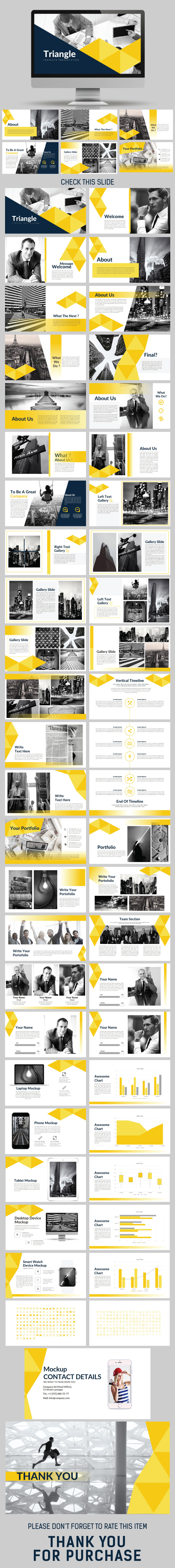 Triangle Keynote Templates - Business Keynote Templates