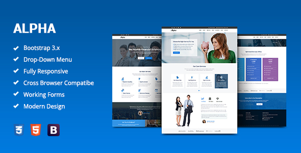 Alpha - Business Consulting and Financial Services HTML Template by Epic-Themes