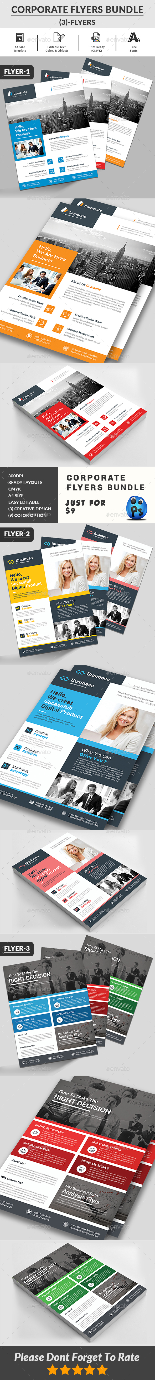 Corporate Flyer Bundle - Corporate Flyers