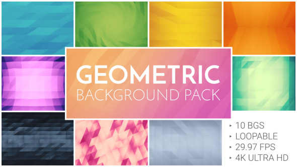 Geometric Background Pack 4K