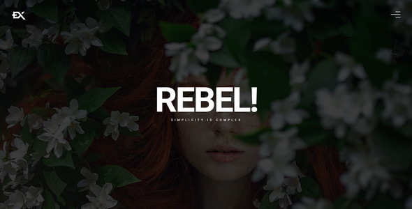 Rebel || Creative Portfolio Template