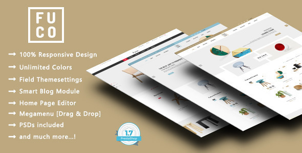 Fuco - Handmade Furniture Responsive Prestashop 1.7 Theme