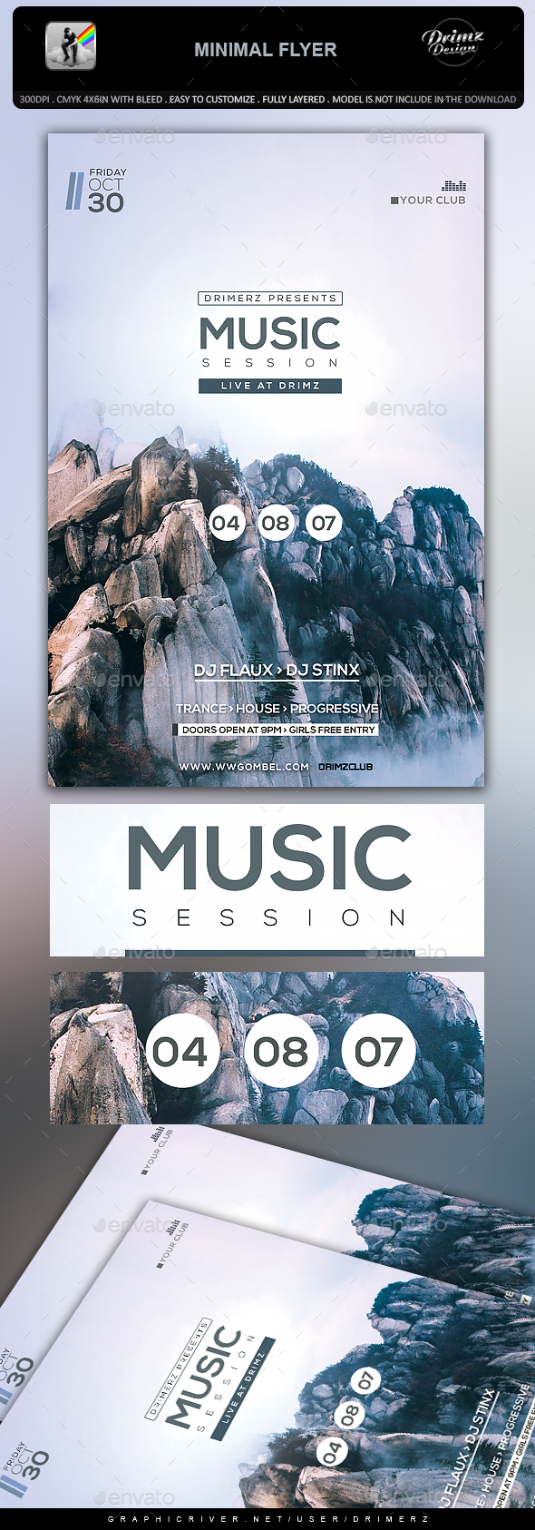 Minimal Flyer - Events Flyers