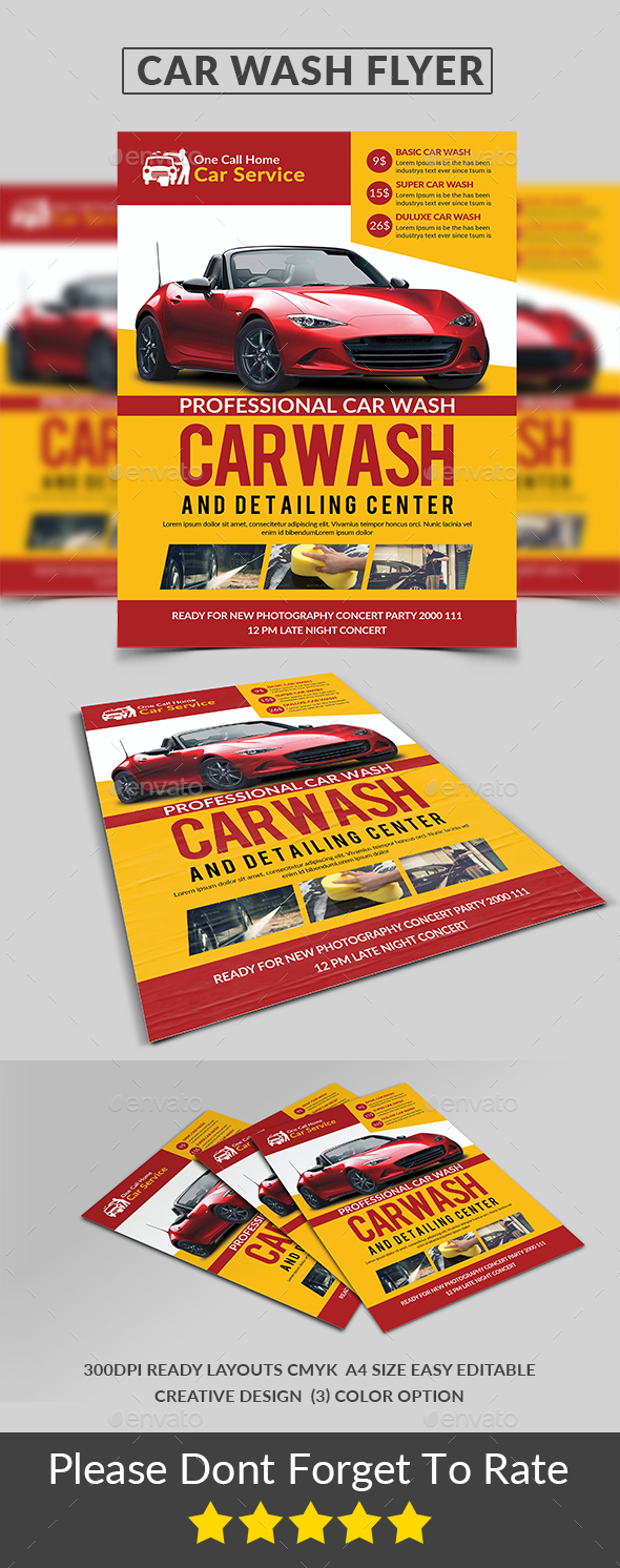 Car Wash Flyer - Corporate Flyers