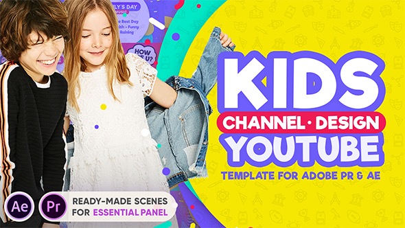 Kids YouTube Channel Design By EasyEdit | VideoHive