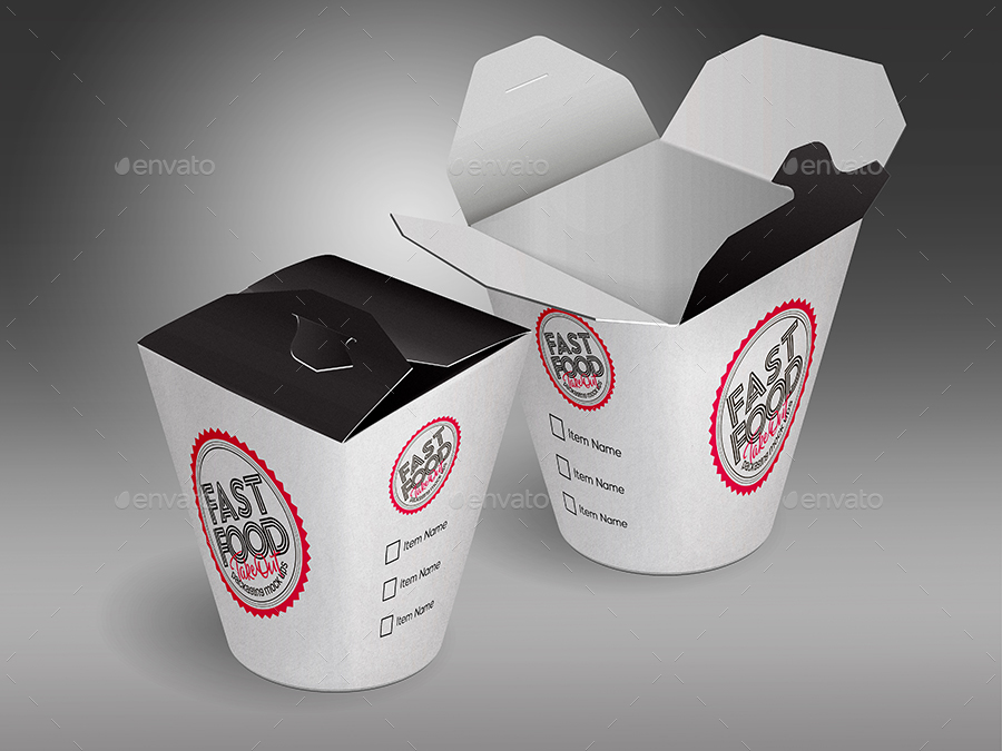 Fast Food Boxes Mock Up Bundle 3, Graphics | GraphicRiver