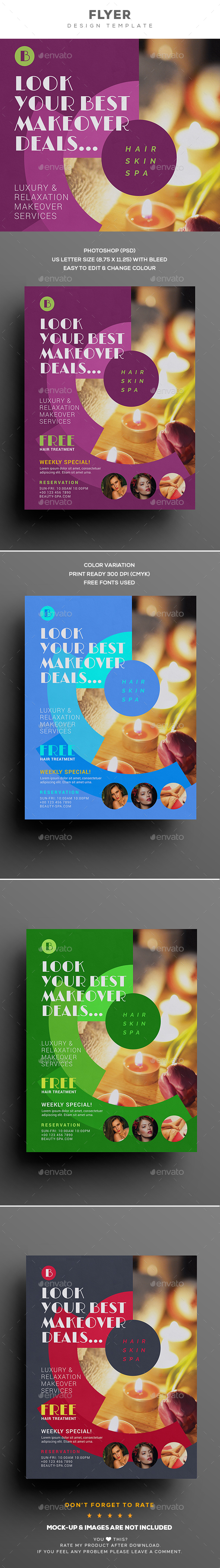 Beauty Care Flyer - Corporate Flyers