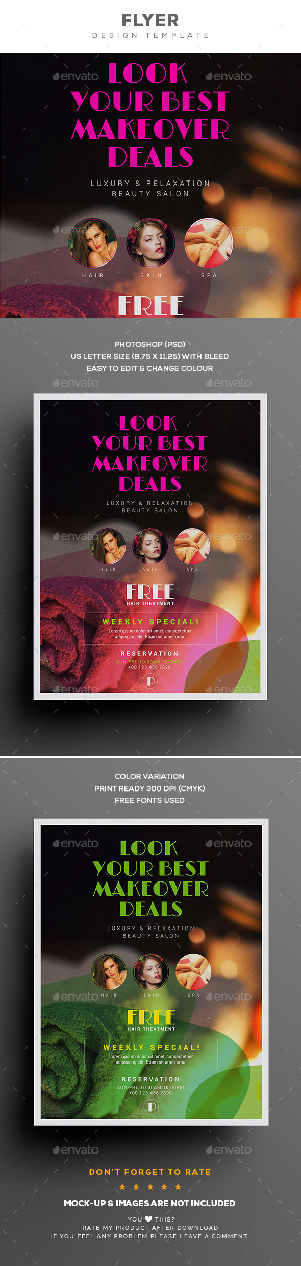 Beauty Spa Flyer - Corporate Brochures