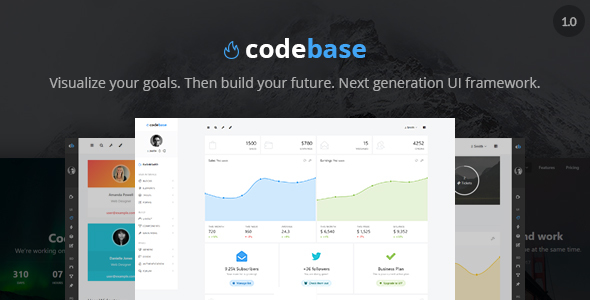 Codebase - Bootstrap 4 Admin Dashboard Template + UI Framework