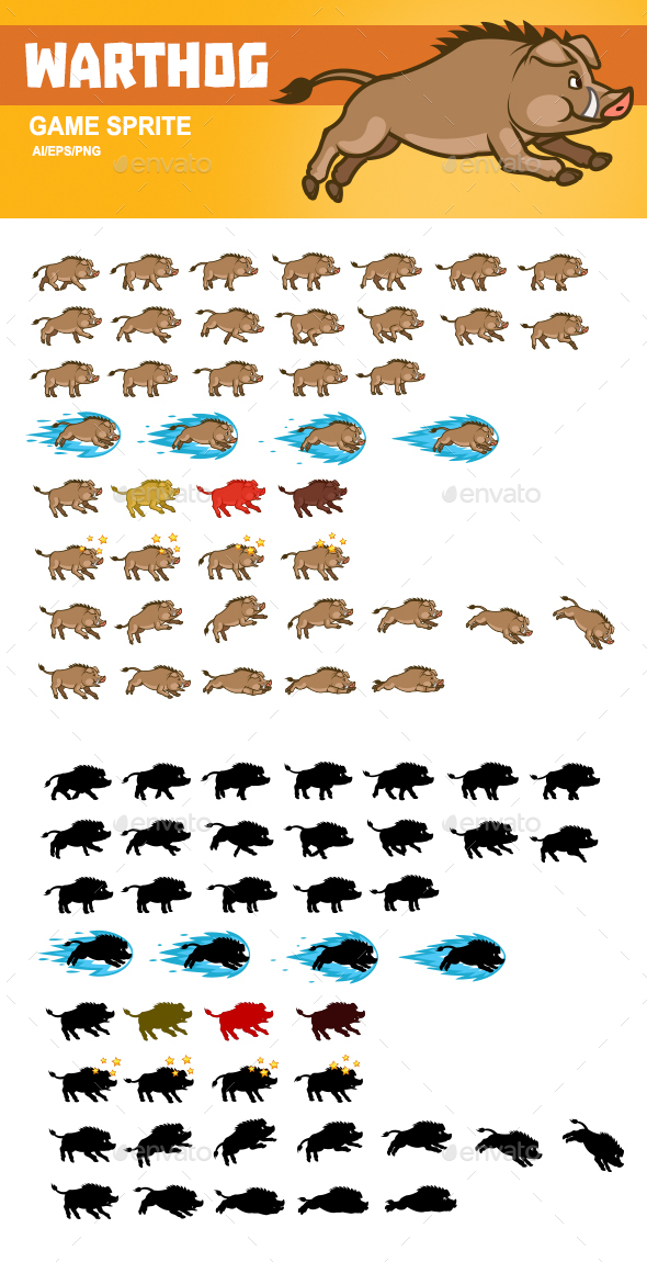 Warthog Game Sprite - Sprites Game Assets