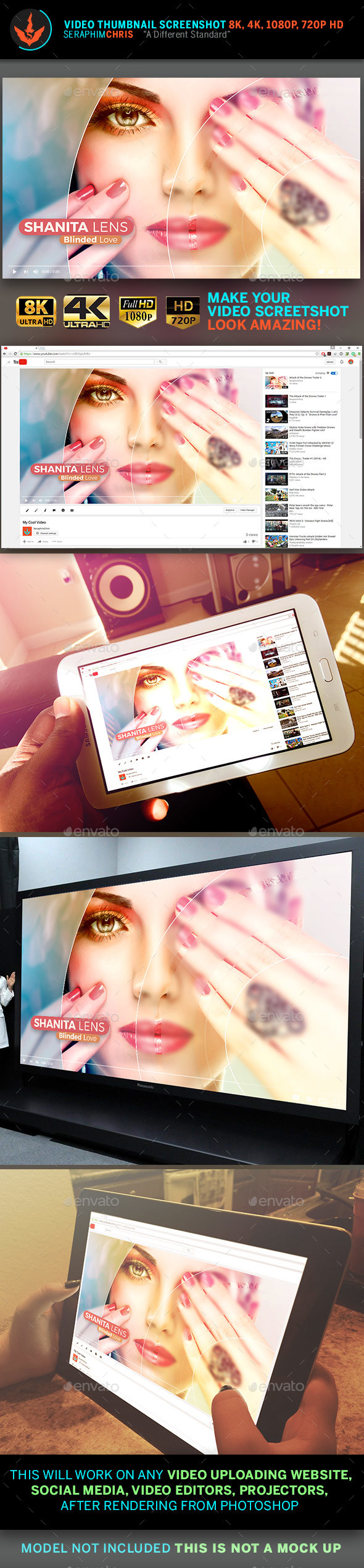 Circular Mask YouTube Video Artwork Template - YouTube Social Media